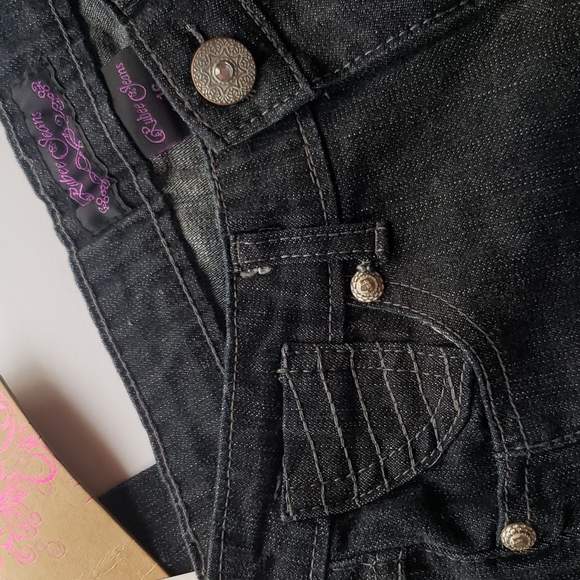 Rubee Jeans Moto Style Straight Leg - Picture 6 of 9